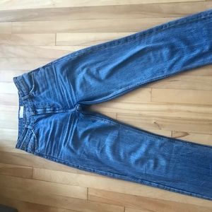 High waisted dad jeans